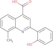 2-(2-Hydroxyphenyl)-8-methylquinoline-4-carboxylic acid