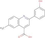 2-(3-Hydroxyphenyl)-6-methylquinoline-4-carboxylic acid