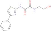 N-(2-Hydroxyethyl)-N'-(4-phenyl-1,3-thiazol-2-yl)ethanediamide