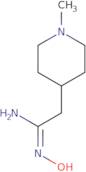 (1E)-N'-Hydroxy-2-(1-methylpiperidin-4-yl)ethanimidamide