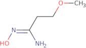 (1Z)-N'-Hydroxy-3-methoxypropanimidamide