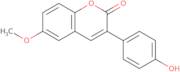 3-(4-Hydroxyphenyl)-6-methoxy-2H-chromen-2-one