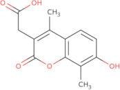 (7-Hydroxy-4,8-dimethyl-2-oxo-2H-chromen-3-yl)acetic acid