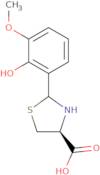 (4S)-2-(2-Hydroxy-3-methoxyphenyl)-1,3-thiazolidine-4-carboxylic acid