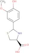 (4S)-2-(4-Hydroxy-3-methoxyphenyl)-1,3-thiazolidine-4-carboxylic acid