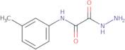 2-Hydrazino-N-(3-methylphenyl)-2-oxoacetamide