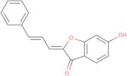 (2Z)-6-Hydroxy-2-[(2E)-3-phenylprop-2-en-1-ylidene]-1-benzofuran-3(2H)-one