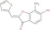 (2Z)-6-Hydroxy-7-methyl-2-(2-thienylmethylene)-1-benzofuran-3(2H)-one