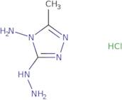 3-Hydrazino-5-methyl-4H-1,2,4-triazol-4-amine hydrochloride