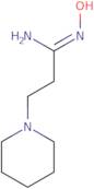 (1Z)-N'-Hydroxy-3-piperidin-1-ylpropanimidamide