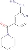 2-Hydrazino-4-(piperidin-1-ylcarbonyl)pyridine