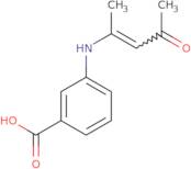 3-{[(1E,2E)-3-Hydroxy-1-methylbut-2-en-1-ylidene]amino}benzoic acid