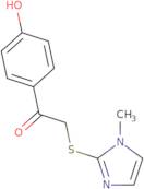 1-(4-Hydroxyphenyl)-2-[(1-methyl-1H-imidazol-2-yl)thio]ethanone