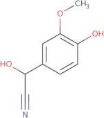Hydroxy(4-hydroxy-3-methoxyphenyl)acetonitrile