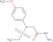 N-(2-Hydrazino-2-oxoethyl)-N-(4-methoxyphenyl)ethanesulfonamide