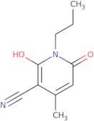 6-Hydroxy-4-methyl-2-oxo-1-propyl-1,2-dihydropyridine-3-carbonitrile