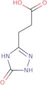 3-(5-Hydroxy-1H-1,2,4-triazol-3-yl)propanoic acid