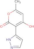 4-Hydroxy-6-methyl-3-(1H-pyrazol-3-yl)-2H-pyran-2-one