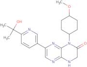 7-[6-(2-Hydroxypropan-2-yl)pyridin-3-yl]-1-(trans-4-methoxycyclohexyl)-3,4-dihydropyrazino[2,3-b]pyrazin-2(1H)-one