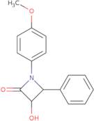 (+)-3-Hydroxy-1-(4-methoxyphenyl)-4-phenylazetidin-2-one