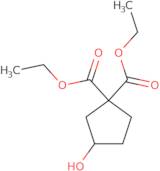 3-Hydroxycyclopentane-1,1-dicarboxylic acid diethylester