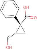 (1R,2S)-2-(Hydroxymethyl)-1-phenylcyclopropanecarboxylicacid