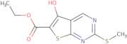 5-Hydroxy-2-methylsulfanylthieno[2,3-d]pyrimidine-6-carboxylicacid ethylester