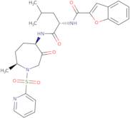 N-[(1S)-1-[[[(4R,7S)-Hexahydro-7-methyl-3-oxo-1-(2-pyridinylsulfonyl)-1H-azepin-4-yl]amino]carbony…