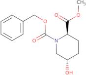 5-Hydroxy-piperidine-1,2-dicarboxylic acid 1-benzyl ester2-methylester