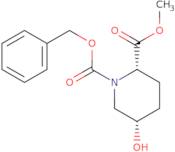 (2S,5S)-5-Hydroxy-1,2-piperidinedicarboxylic acid2-methyl 1-benzylester