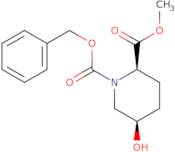 (2R,5R)-5-Hydroxy-1,2-piperidinedicarboxylic acid2-methyl 1-benzylester