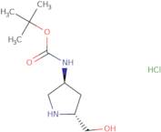(2R,4S)-2-Hydroxymethyl-4-Boc-aminopyrrolidine HCl
