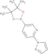 2-(1H-Pyrazol-1-yl)-5-(4,4,5,5-tetramethyl-1,3,2-dioxaborolan-2-yl)pyridine