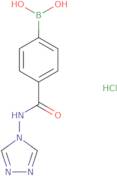 4-((4H-1,2,4-Triazol-4-yl)carbamoyl)phenylboronic acid, HCl