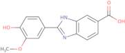 2-(4-Hydroxy-3-methoxyphenyl)-1h-benzimidazole-5-carboxylic acid