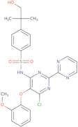 4-(2-Hydroxy-1,1-dimethylethyl)-N-[6-chloro-5-(2-methoxyphenoxy)-(2,2'-bipyrimidin)-4-yl]benzene...