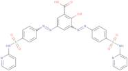 2-Hydroxy-3,5-bis[2-[4-(pyridin-2-ylsulfamoyl)phenyl]diazenyl]benzoic acid