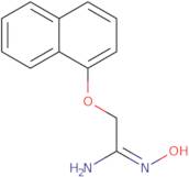 N-Hydroxy-2-(1-naphthalenyloxy)ethanimidamide