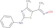 (3-((hydroxyimino)ethyl)-4-methyl(2,5-thiazolyl))phenylamine