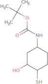 tert-butyl N-[(1R,3R,4R)-3-Hydroxy-4-sulfanylcyclohexyl]carbamate