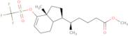 2,3,3a,6,7,7a-Hexahydro-5',7a-dimethyl-4-hydroxy-indene-(1R)-1'-pentanoic acid methyl ester 4-O-...