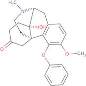 14-Hydroxy-3-methoxy-N-methyl-6-oxo-4-phenoxy-morphinan