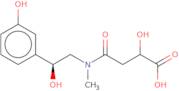 2R,S-Hydroxy-4[[(2R)-2-hydroxy-2-(3-hydroxyphenyl)ethyl]methylamino]-4-oxo-butanoic acid