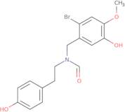 N-(p-Hydroxyphenethyl)-N-(2-bromo-5-hydroxy-4-methoxybenzyl)formamide