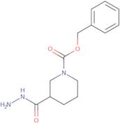 3-Hydrazinocarbonyl-piperidine-1-carboxylic acid benzyl ester