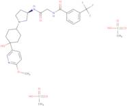 N-[2-[[(3R)-1-[trans-4-Hydroxy-4-(6-methoxy-3-pyridinyl)cyclohexyl]-3-pyrrolidinyl]amino]-2-oxoeth…