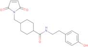 [2-(4-Hydroxyphenyl)ethyl]- 4-(N-maleimidomethyl)cyclohexane-1-carboxamide