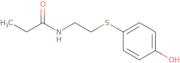 N-[2-(4-Hydroxyphenylsulfanyl)Ethyl]Propionamide