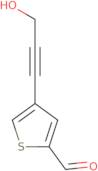4-(3-Hydroxyprop-1-yn-1-yl)thiophene-2-carbaldehyde