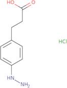 3-(4-hydrazinophenyl)propanoic acid hydrochloride